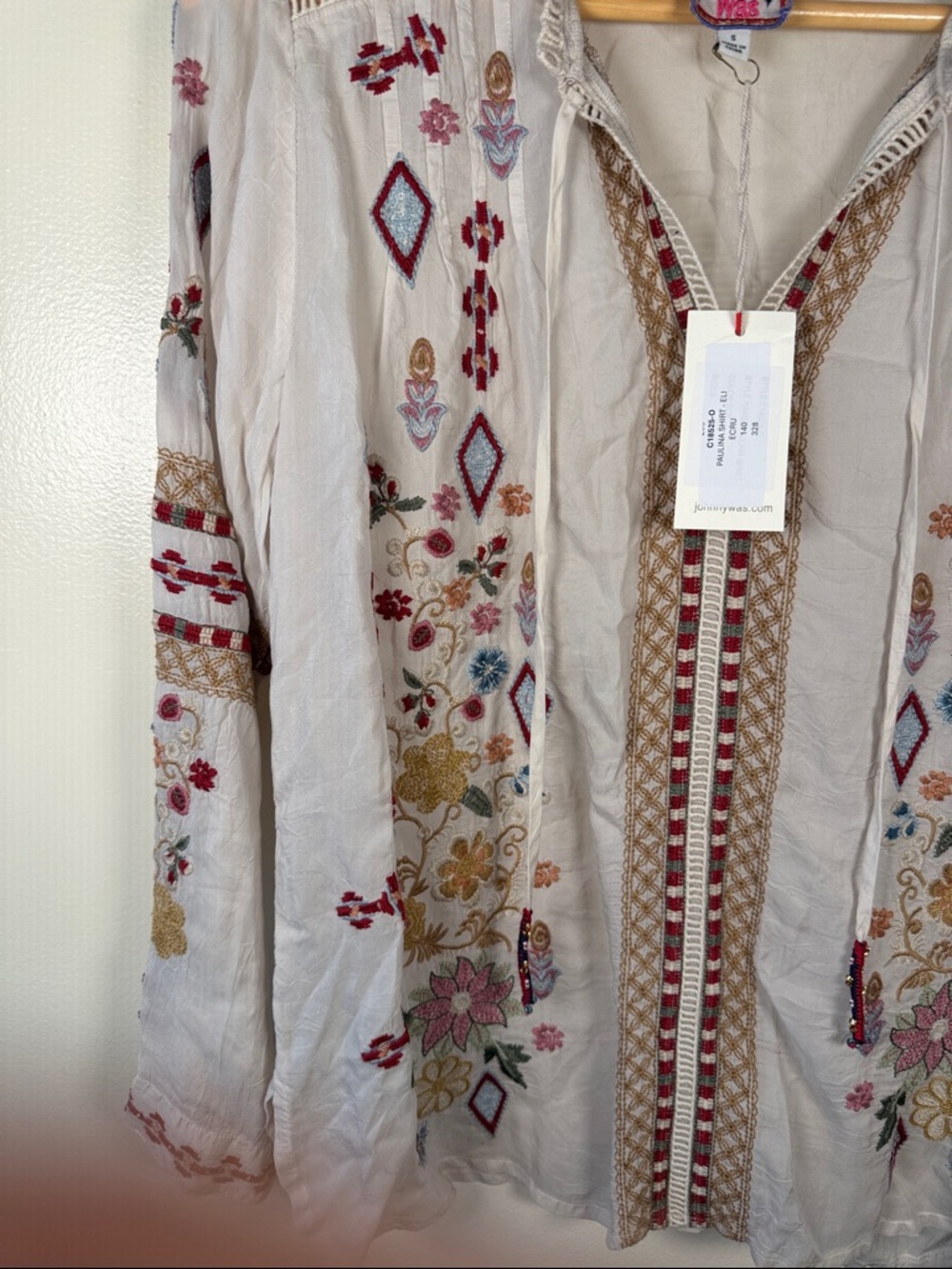 Johnny Was Paulina Shirt in Eli Women’s Small NWT *marked SAMPLE* see photos - Picture 5 of 10